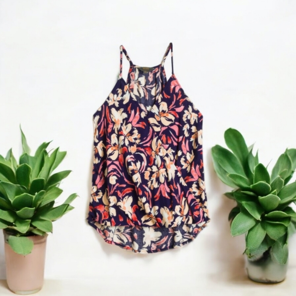 Floral Sleeveless Top - Multicolor